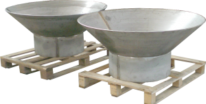 Sfioratori INOX pezzi speciali di ogni tipo e diametro curve a spicchi, tee, sfiati, idranti, tronchetti bi flangiati, riduzioni coniche